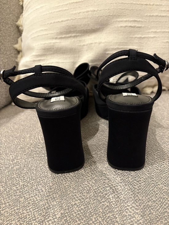 Steve Madden Aerin Bow Black Platform Sandals 🖤 💎 main image 5